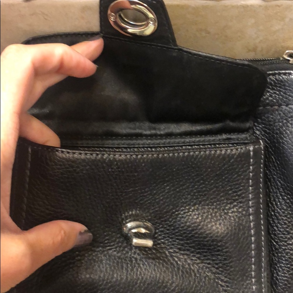 Coach Black Leather Crossbody - Picture 4 of 4